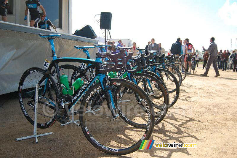 De fietsen van Team Sky