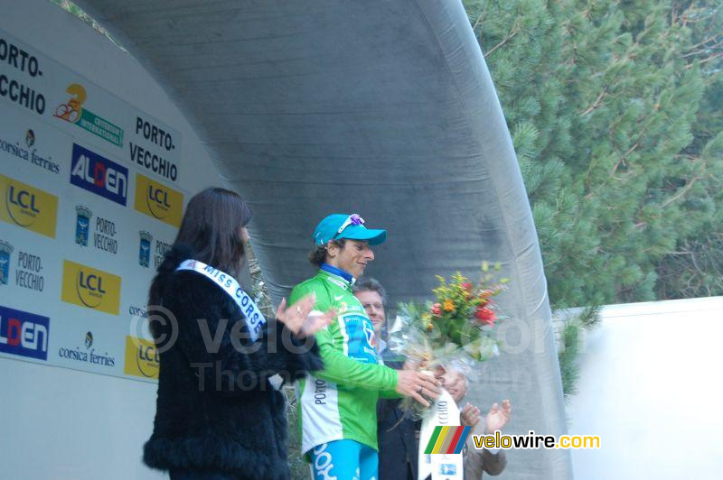 Pierrick Fédrigo (Bbox Bouygues Telecom) in het groen