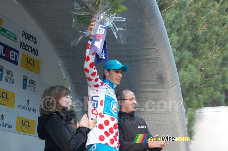 Pierre Rolland (Bbox Bouygues Telecom) in de bolletjestrui