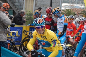 Pierrick Fédrigo (Bbox Bouygues Telecom) in the yellow jersey (2) (1103x)