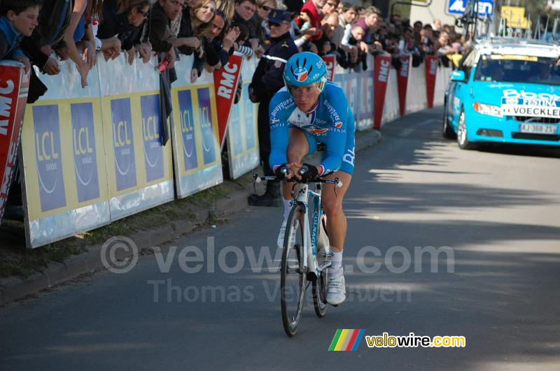 Thomas Voecker (Bbox Bouygues Telecom) bij de finish (1)