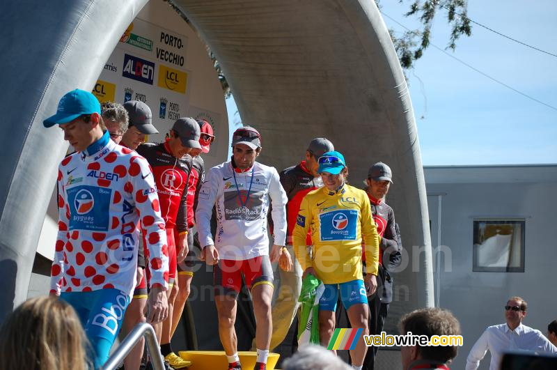 De truien van het Critérium International 2010