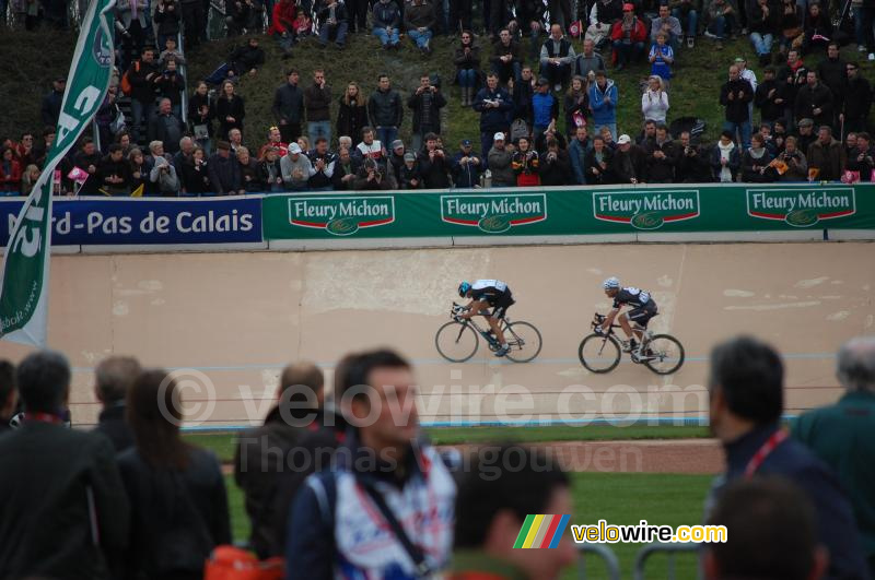 Juan Antonio Flecha (Team Sky) & Thor Hushovd (Cervélo TestTeam)