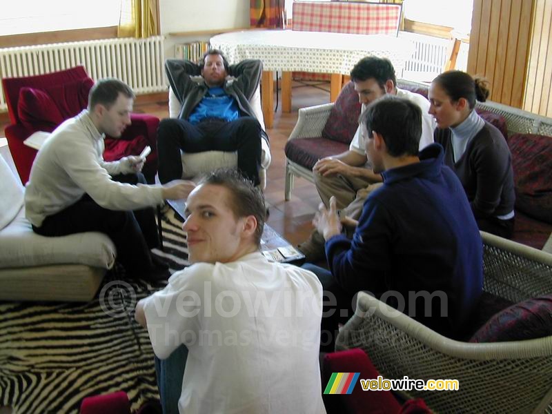 Olivier, Michoux, Bernard, Marie-Laure, Sébastien & Thom@s