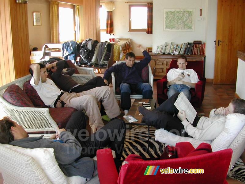 Michoux, Bernard, Marie-Laure, Sébastien, Thom@s & Olivier