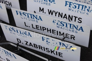 Name plates - David Zabriski, Levi Leipheimer & Maarten Wynants (959x)