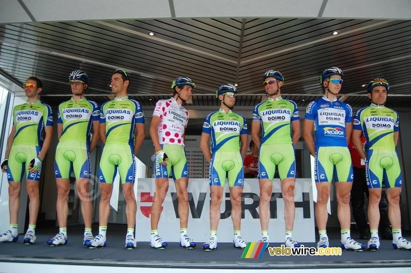 De Liquigas-Doimo ploeg