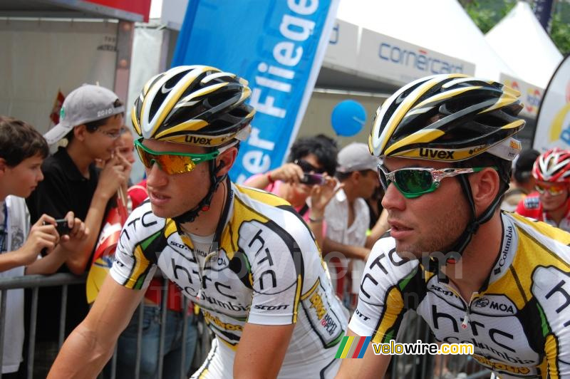Mark Renshaw & Mark Cavendish (HTC-Columbia)