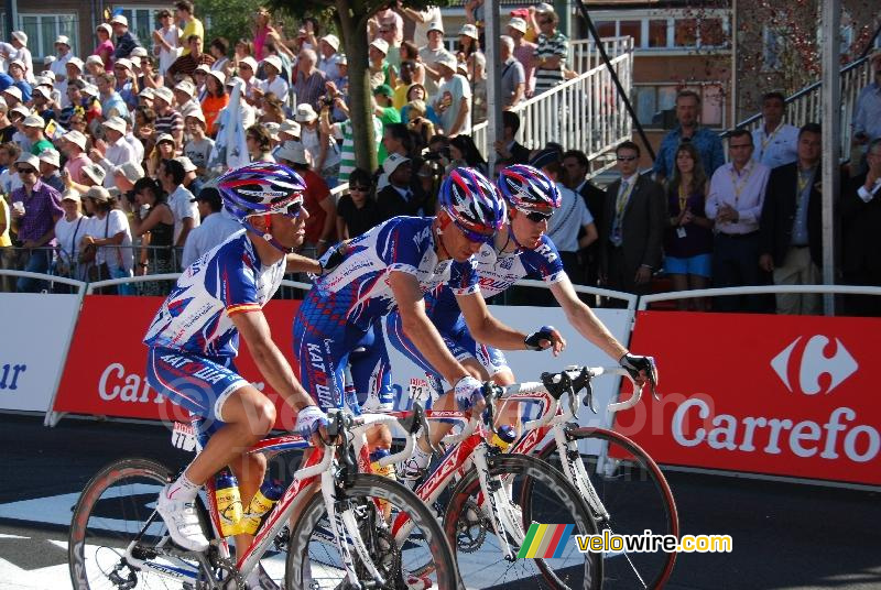 Serguei Ivanov, Pavel Brutt & Joaquin Rodriguez (Katusha Team)
