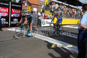 Thomas Löfkvist (Team Sky) & David Millar (Garmin-Transitions) (529x)