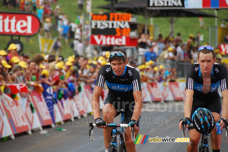 Thomas Löfkvist & Bradley Wiggins (Team Sky)