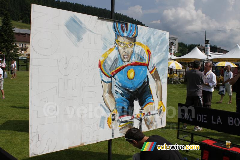 Schilderij Station des Rousses