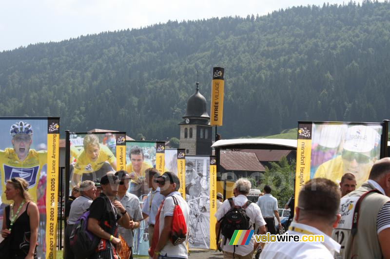 Een mooie ingang voor dit Village Départ