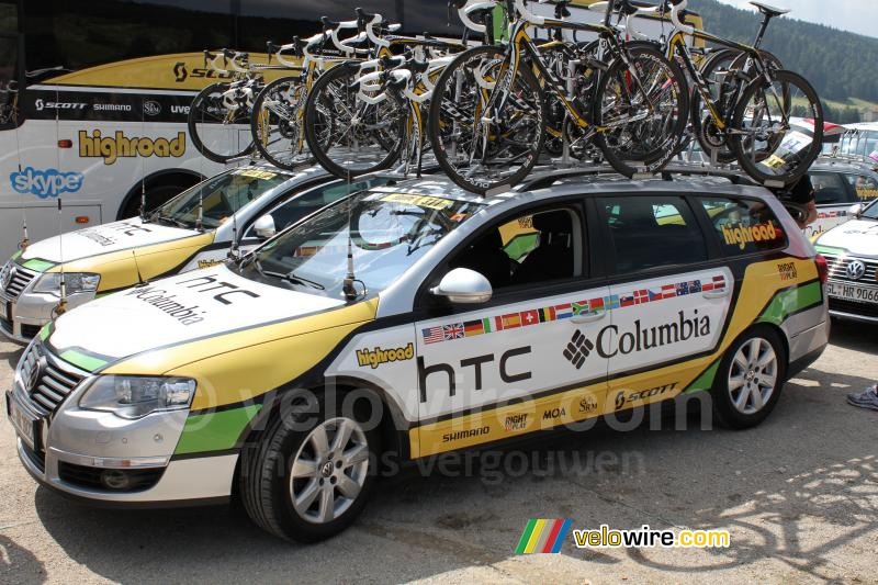 De HTC-Columbia auto