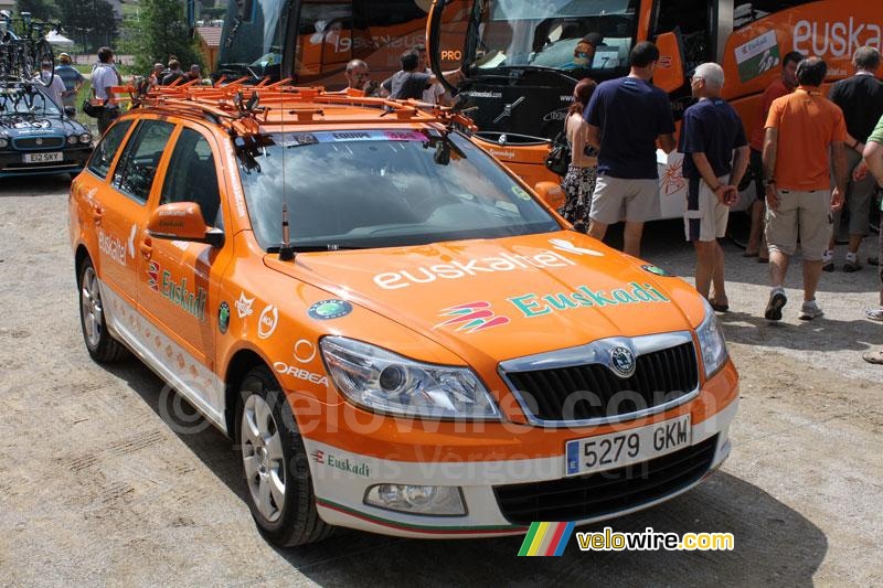 La voiture Euskaltel-Euskadi
