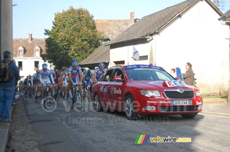 De start van Parijs-Tours 2010