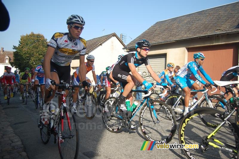 Nicolas Portal (Team Sky) aan de start