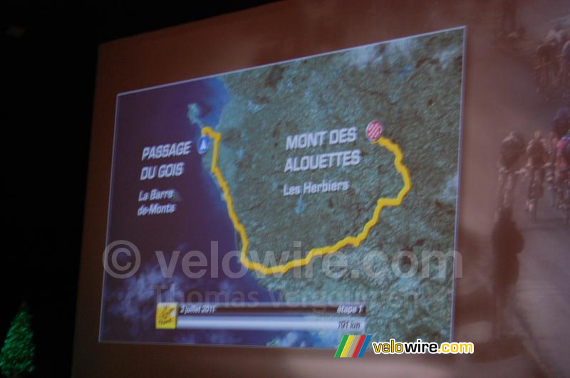 De etappe Passage du Gois (La Barre des Monts) > Mont des Alouettes (Les Herbiers)