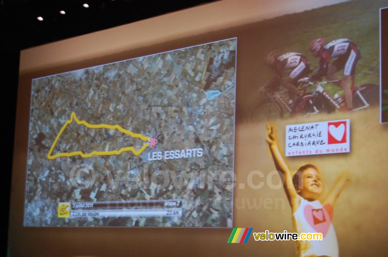 De etappe Les Essarts > Les Essarts