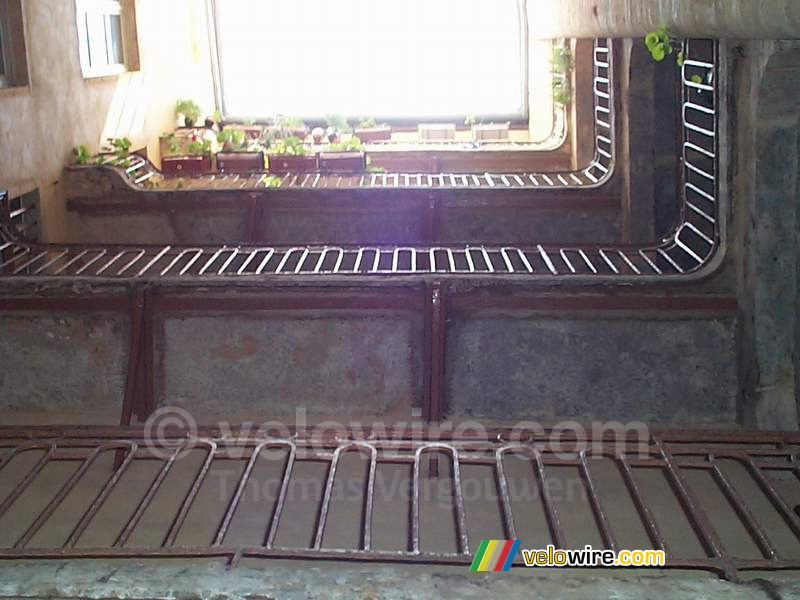 De balkonnetjes in één van de 