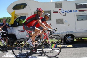 Janez Brajkovic & Lance Armstrong (Team Radioshack) (697x)