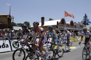 Pieter Weening (Rabobank), Joost van Leijen (Vacansoleil-DCM Pro Cycling Team) & Valentin Iglinskiy (Astana) (817x)