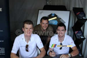 Michael Rogers & Chris Sutton (Team Sky) avec Tim (781x)