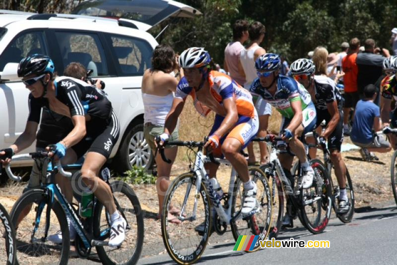 Ben Swift (Team Sky), Michael Matthews (Rabobank) & Sergey Lagutin (Vacansoleil-DCM Pro Cycling Team)