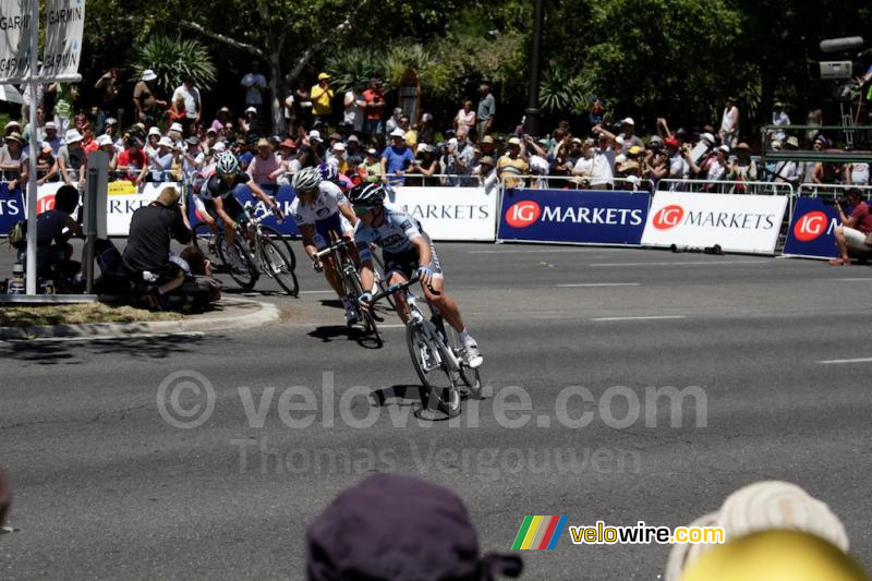 David Tanner (Saxo Bank-Sungard) & Luke Roberts (UniSA-Australia) in de kopgroep