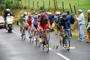 Marcus Burghardt (BMC Racing Team), Edvald Boasson Hagen (Team Sky), Alexandr Kolobnev (Katusha Team), Rémi Pauriol (Cofidis) & Kristjan Koren (Liquigas) (733x)