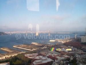 [San Francisco] - The Bay Bridge seen from the Coit Tower (517x)