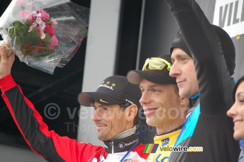 Het podium van Parijs-Nice 2011: Andreas Klöden, Tony Martin & Bradley Wiggins (3)