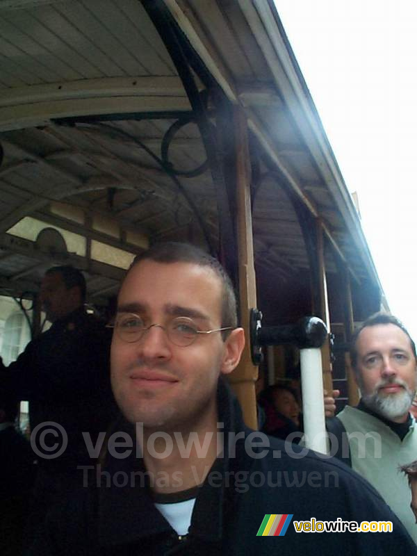 [San Francisco] - Denis in de cable car
