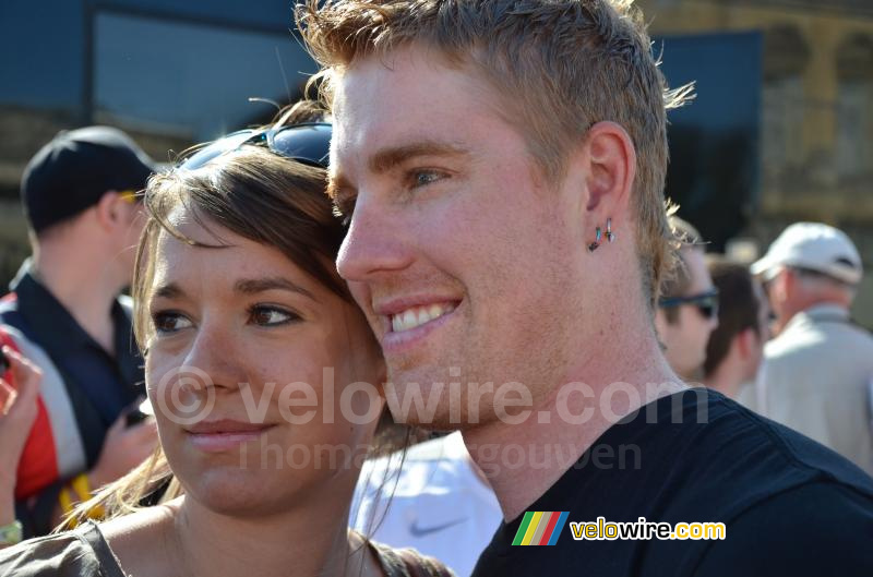 Tyler Farrar (Team Garmin-Cervélo)'s nieuwe vriendin?