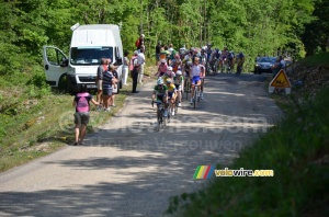 Le peloton au Col des Fosses (405x)