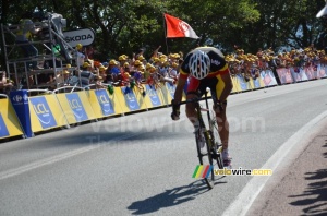 Philippe Gilbert (Omega Pharma-Lotto) remporte l'étape ! (443x)