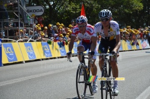 Tejay van Garderen (HTC-Highroad) & Denis Galimzyanov (Katusha Team) (449x)