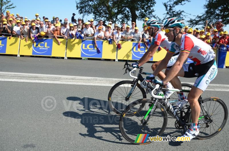 Jurgen Roelandts & Jelle Vanendert (Omega Pharma-Lotto)
