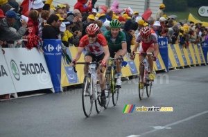 Levi Leipheimer, Thomas Voeckler & Rein Taaramae (744x)