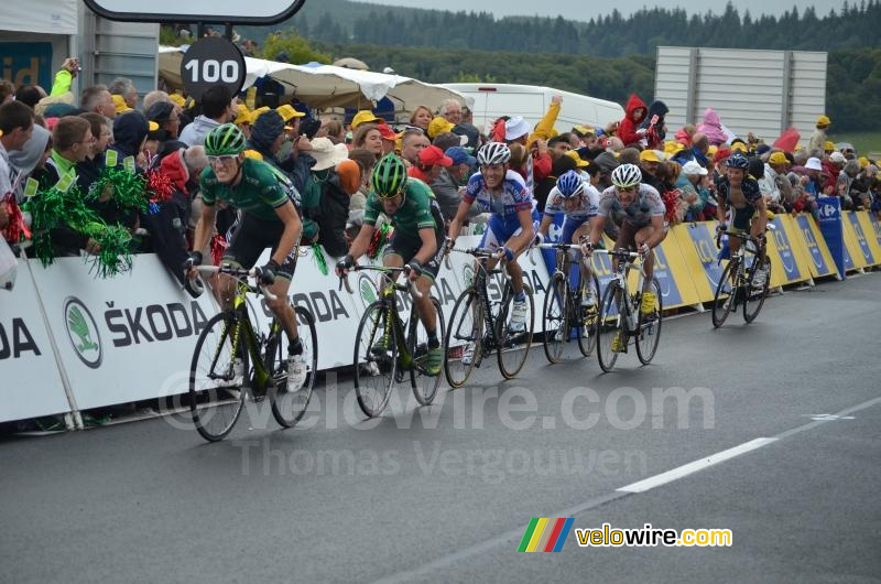 Pierre Rolland, Anthony Charteau, Kevin de Weert, Christophe Riblon, Jérôme Copppel & Rob Ruijgh