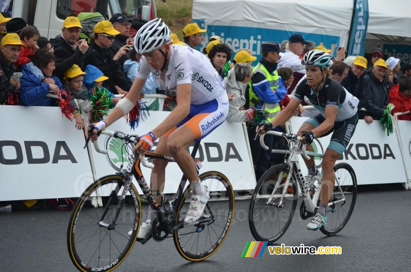 Robert Gesink (Rabobank) & Linus Gerdemann (Leopard-Trek)