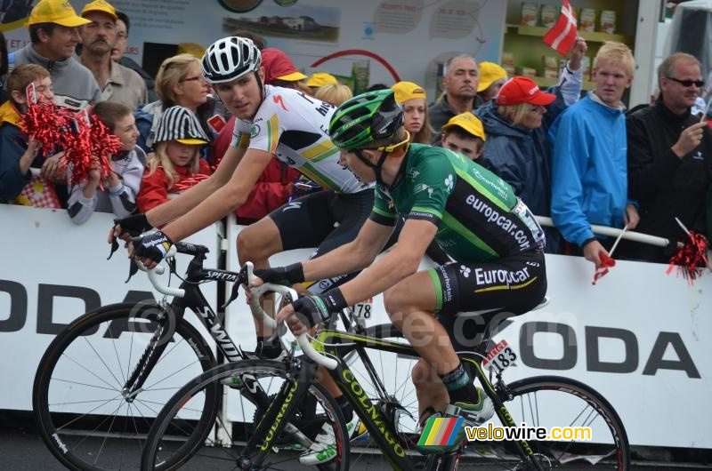 Tejay van Garderen & Cyril Gautier (2)