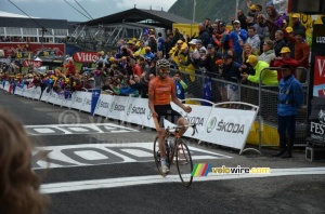 Samuel Sanchez (Euskaltel-Euskadi) remporte l'étape (2) (721x)
