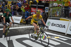 Thomas Voeckler & Pierre Rolland (Team Europcar) (571x)