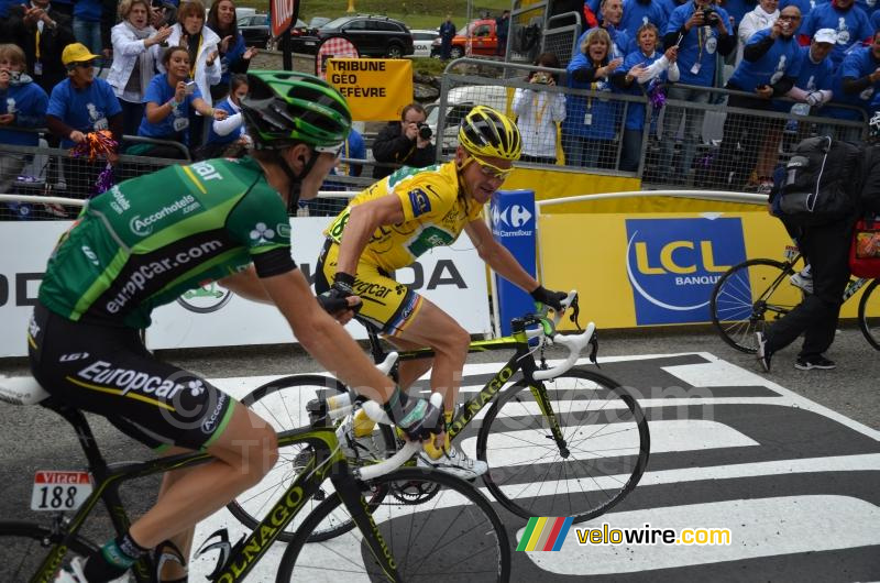 Thomas Voeckler & Pierre Rolland (Team Europcar) (2)