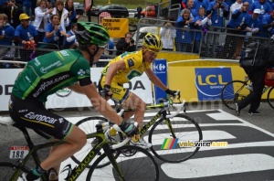 Thomas Voeckler & Pierre Rolland (Team Europcar) (2) (1070x)