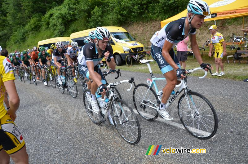 Joost Posthuma & Jakob Fuglsang (Team Leopard-Trek)