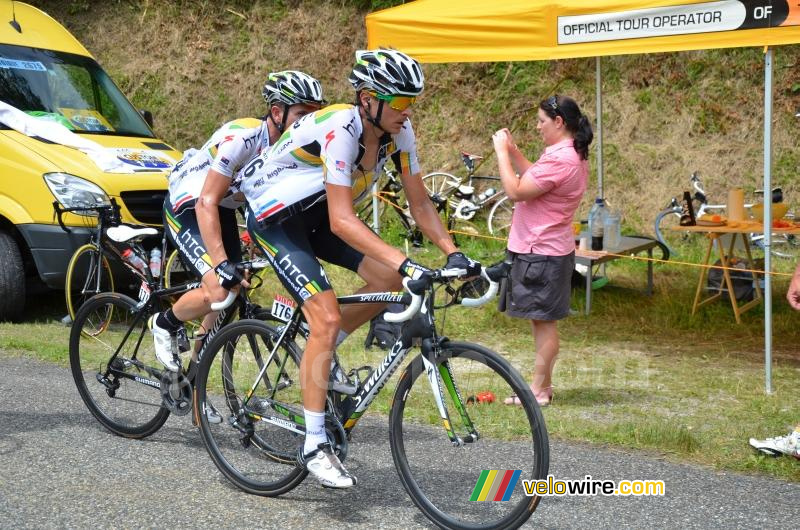 Danny Pate & Matthew Goss (HTC-Highroad)